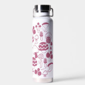 Natuur van paddenstoel Cherry Waterfles (Achterkant)