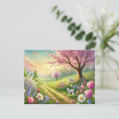 Natuur van Pasen Briefkaart (Staand voorkant)