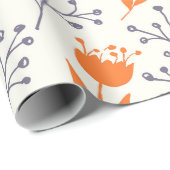 Natuur van Plant van vogels Verpakkingspapier Cadeaupapier (Rol Hoek)