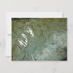 Natuur van Rock Slab met waterdekking