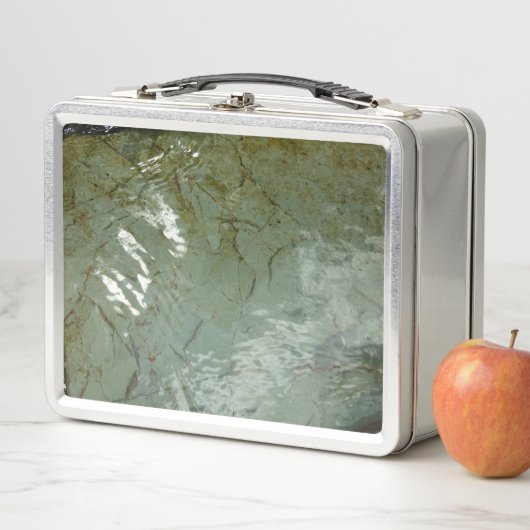 Natuur van Rock Slab met waterdekking (In situ)