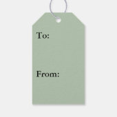 Natuur van Rock Slab met waterdekking Cadeaulabel (Achterkant)