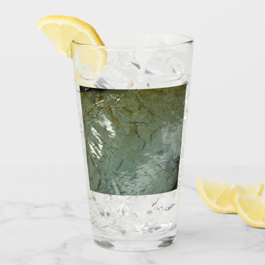 Natuur van Rock Slab met waterdekking Glas (Voorkant ijs)