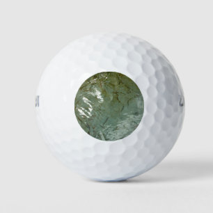 Natuur van Rock Slab met waterdekking Golfballen