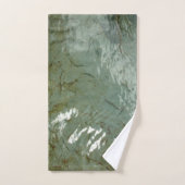 Natuur van Rock Slab met waterdekking Handdoek (Handdoek)