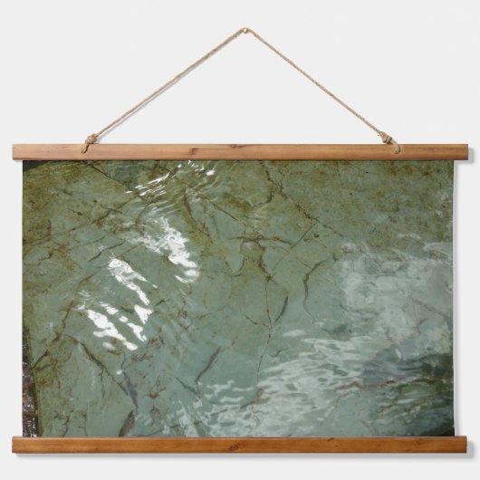 Natuur van Rock Slab met waterdekking Hangend Wandkleed (Voorkant)