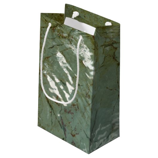 Natuur van Rock Slab met waterdekking Klein Cadeauzakje (Achterkant Gekanteld)