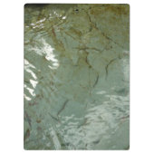 Natuur van Rock Slab met waterdekking Klembord (Achterkant)