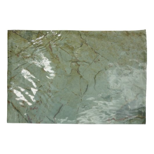 Natuur van Rock Slab met waterdekking Kussensloop (Achterkant)