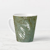 Natuur van Rock Slab met waterdekking Latte Mok (Linkerhoek)