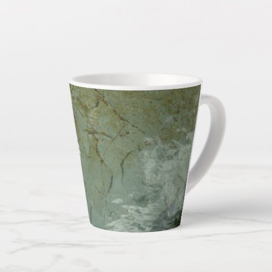 Natuur van Rock Slab met waterdekking Latte Mok (Rechterhoek)