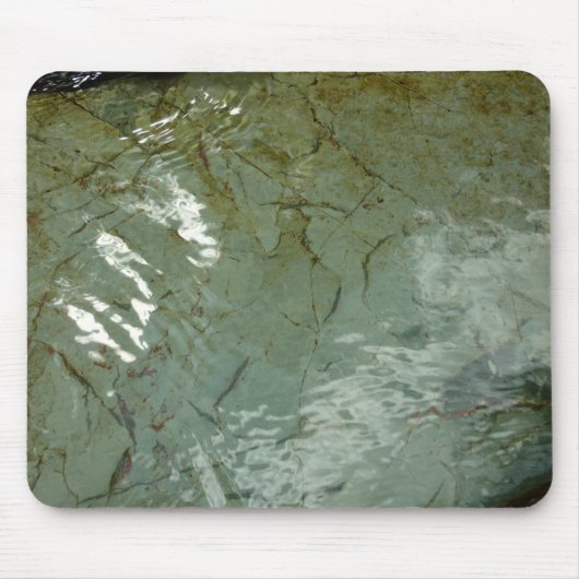 Natuur van Rock Slab met waterdekking Muismat (Voorkant)
