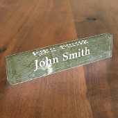 Natuur van Rock Slab met waterdekking Naambordje (Zijkant)