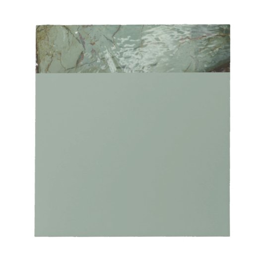 Natuur van Rock Slab met waterdekking Notitieblok (Voorkant)