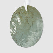 Natuur van Rock Slab met waterdekking Ornament (voorkant)