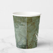 Natuur van Rock Slab met waterdekking Papieren Bekers (Rechts)