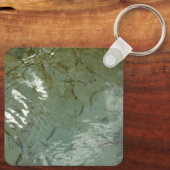 Natuur van Rock Slab met waterdekking Sleutelhanger (Achterkant)