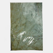 Natuur van Rock Slab met waterdekking Theedoek (Verticaal)