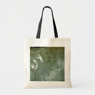 Natuur van Rock Slab met waterdekking Tote Bag
