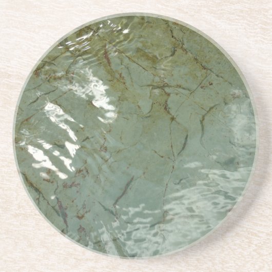 Natuur van Rock Slab met waterdekking Zandsteen Onderzetter (Voorkant)