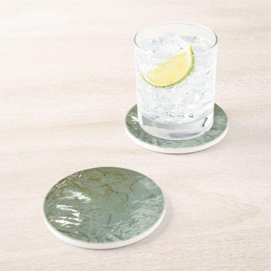 Natuur van Rock Slab met waterdekking Zandsteen Onderzetter (Zijkant)