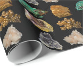 Natuur van rotsen en mineralen Fotografie Cadeaupapier (Rol Hoek)