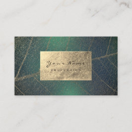 Natuur van Tropic Gold Foil Herbs Therapist Cali G Visitekaartje