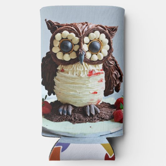 Natuur van vrouwen Uil Cooler (Achterkant)