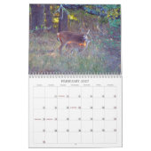 Natuur van wilde herten kalender (Feb 2027)