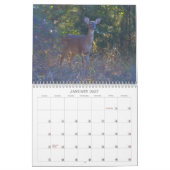 Natuur van wilde herten kalender (Jan 2027)