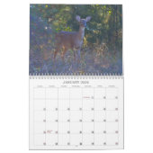 Natuur van wilde herten kalender (Jan 2026)