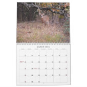 Natuur van wilde herten kalender (Mar 2026)