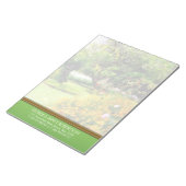 Natuur van zomertuinen - Gepersonaliseerd Notitieb Notitieblok (Schuin)