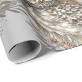 Natuur van zwarte en witte Waterverf Cadeaupapier (Rol Hoek)