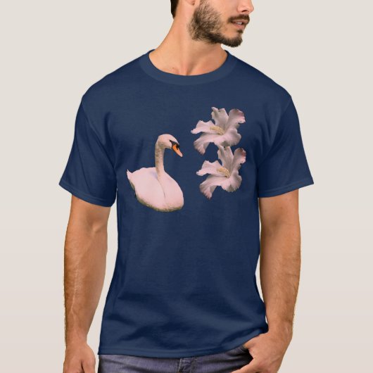 Natuur van zwoegblaasjes en hibiscus t-shirt (Voorkant)