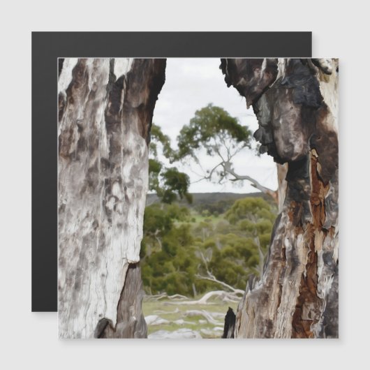 Natuur Venster Magnetische Kaart (Voorkant / Achterkant)