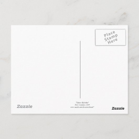 Natuur Verfrist Briefkaart (Achterkant)