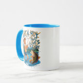 Natuur verkennen: Jongen Vist met een grote vangst Mok (Voorkant links)