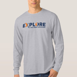 Natuur Verkenning | Heren Lange Mouwen T-shirt