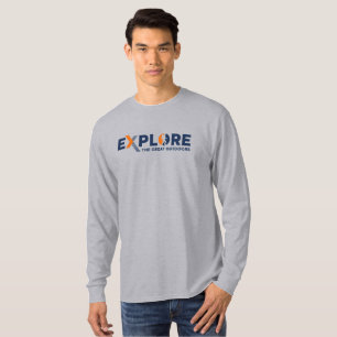 Natuur Verkenning Heren Lange Mouwen T-shirt