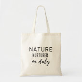 Natuur Verpleegster op Duty Eco-Friendly Sustainab Tote Bag (Voorkant)