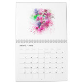 Natuur verse Bright vruchten en bessen Kalender (Jan 2026)