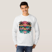 Natuur Vibes Basic T-shirt met lange mouwen (Voorkant volledig)