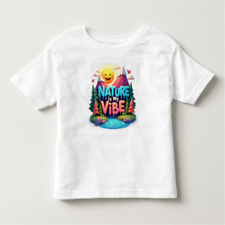 Natuur vibes kinder shirts
