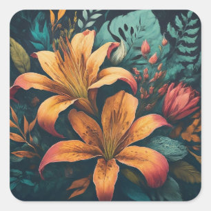 Natuur Vierkante Sticker