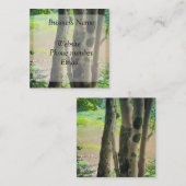 Natuur Vierkante Visitekaartje (Voorkant / Achterkant)