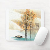 Natuur Village Painting Muismat (Met muis)