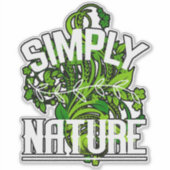 Natuur vinylSticker Sticker (Voorkant)