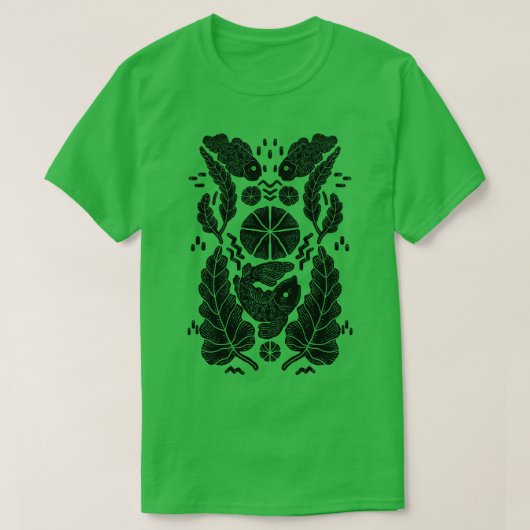 Natuur vis t-shirt (Design voorkant)