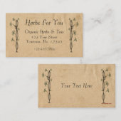 Natuur Visitekaartje (Voorkant / Achterkant)